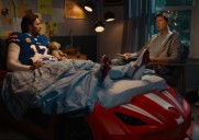 Josh Allen is being read bedtime stories in a racecar bed in hilarious new SNICKERS commercial