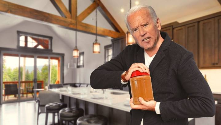 Biden's Arm Falls Off While Trying To Open A Jar Of Peanut Butter