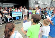 «Hoy levantamos la voz por mi hijo y por los que sufren abandono del sistema»
