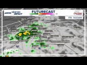 FORECAST: Scattered storms expected Friday with more clouds overnight