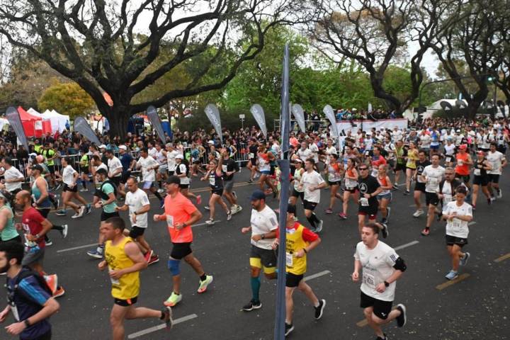 Mapa de cortes. Qué calles estarán cortadas por la Media Maratón de Buenos Aires