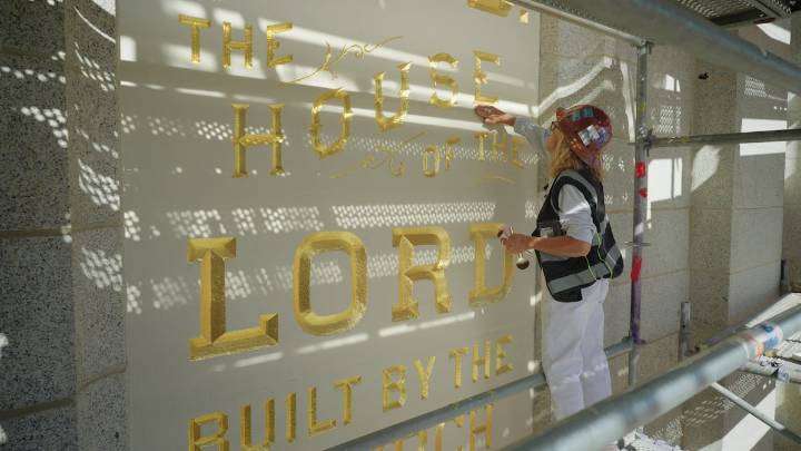 Salt Lake Temple renovation: See the latest photos