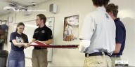 Local middle school commemorates new flagpole