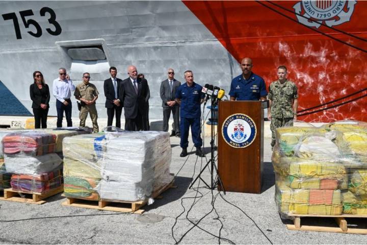 EEUU anuncia decomiso "histórico" de drogas en aguas del Caribe y el Pacífico