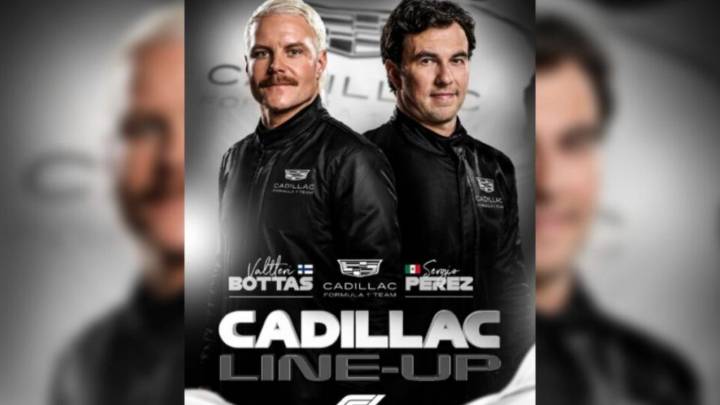 ¡Checo está de vuelta! Pérez regresa a la F1 con Cadillac y Bottas como compañero