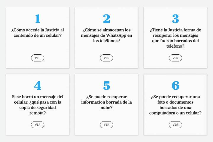 Presuntas coimas. ¿Se pueden recuperar los mensajes borrados?