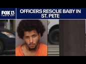 Florida man accused of running into traffic with baby