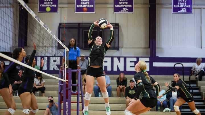 See the photos! Gainesville High volleyball vs Trinity Catholic