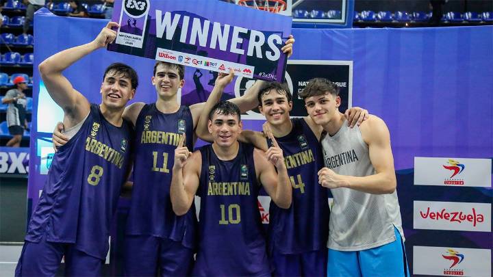 Argentina jugará el Mundial U23 Masculino de 3x3 en China