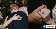 Con diamantes y diseño del propio Kelce: detalles del anillo de compromiso de Taylor Swift