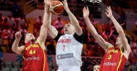 El jugador del Covirán Granada Beqa Burjanadze, pieza clave en la victoria de Georgia ante España