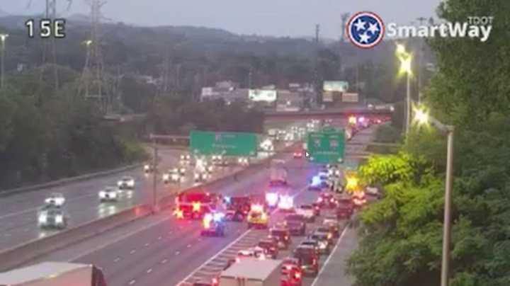 I-40 E being diverted to I-640 in Knoxville after major crash