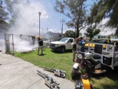 Refuerzan campaña contra el dengue con acciones de descacharrización