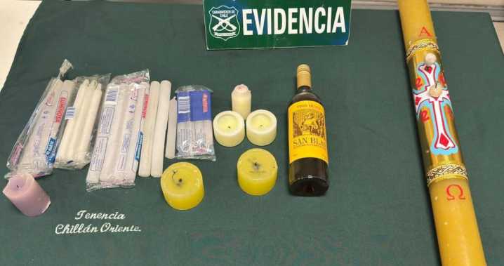 Intento de robo a iglesia en Chillán: quebraron vidrios y querían llevarse objetos religiosos