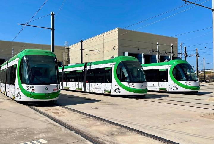 El Metro de Málaga recibe la tercera y última unidad que aumenta su flota a 21 trenes
