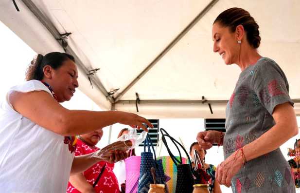 «Trabajamos para que las mujeres sean libres», reitera Sheinbaum en gira por Campeche