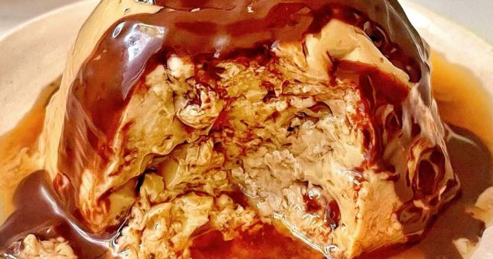 Flan de café listo en 2 minutos: sin azúcar, proteico y bajo en hidratos