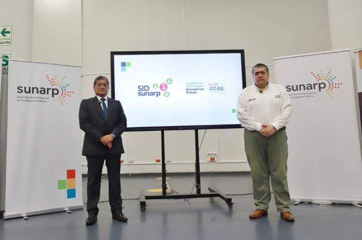 Sunarp lanza nuevo trámite 100 % digital para el cambio de placa vehicular