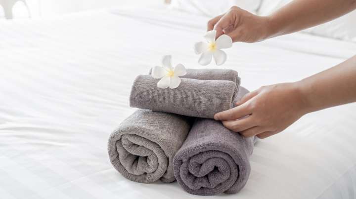 The Simple IKEA Trick That'll Do Wonders For Your Kitchen & Bathroom Towel Storage