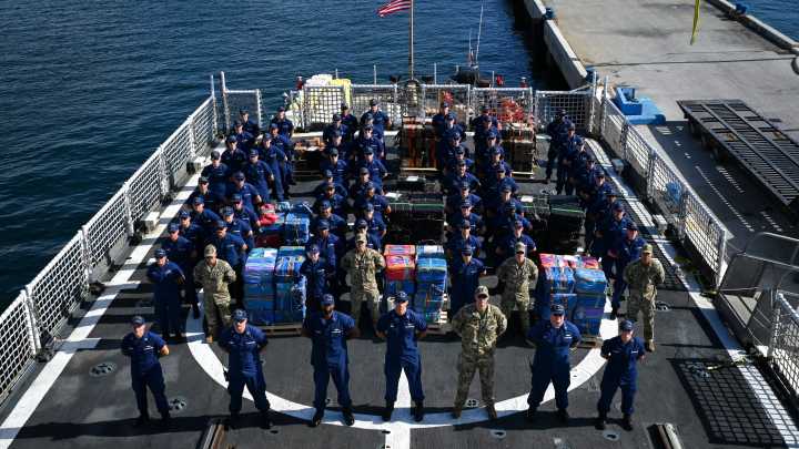 Coast Guard says record cocaine bust had enough to overdose Florida
