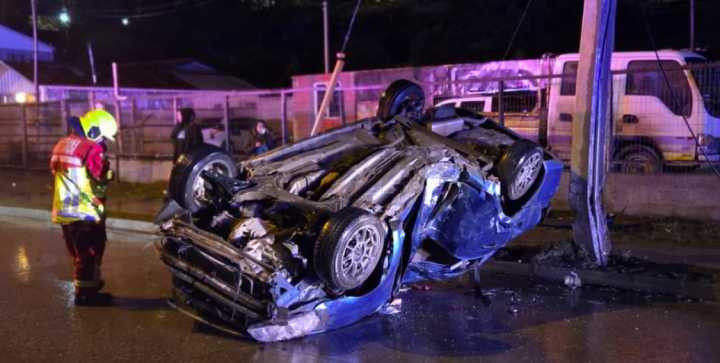 Encuentran cocaína y ketamina tras violento accidente