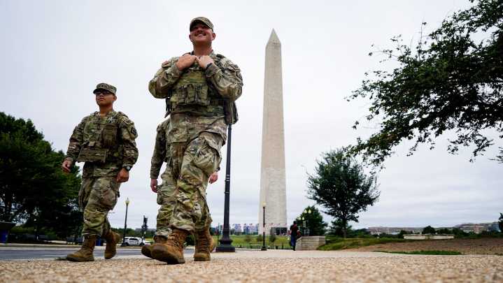 Photos of Mississippi National Guard in Washington, D.C.