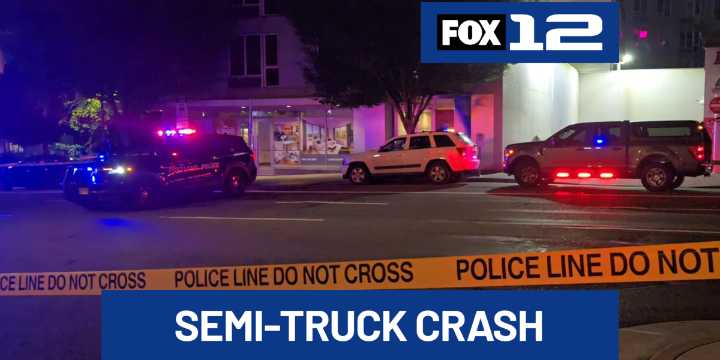 1 dead, 1 seriously injured after being struck by semi