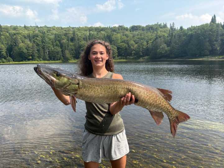 The biggest fish caught at the Fort Kent muskie derby