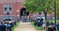 Stone Road entertains the crowd on Thursday night in Alexandria