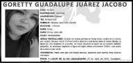 LOCALIZAN A MADRE BUSCADORA EJECUTADA; BUSCABA A GORETTI