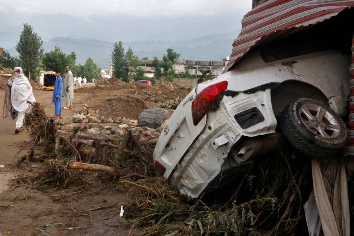 Pakistan's monsoon flooding death toll rises to 220 with more rain in the forecast