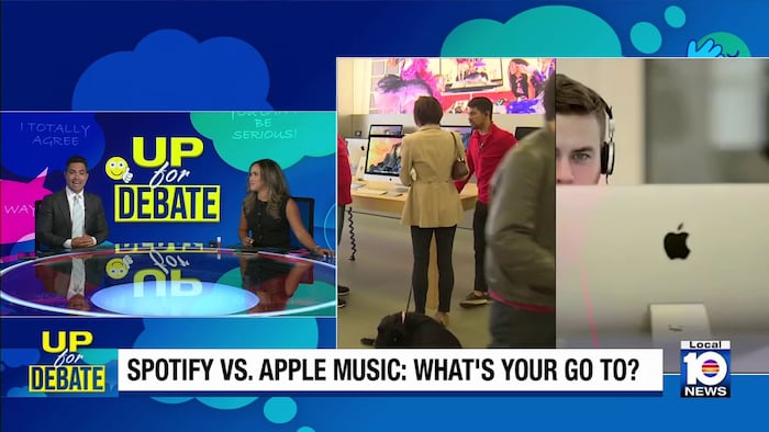 Up for debate: Apple Music or Spotify?