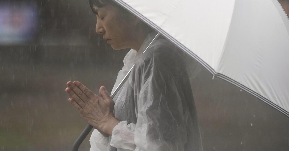 Nagasaki survivors, on 80th anniversary, put hopes for a nuclear ban in the hands of youth