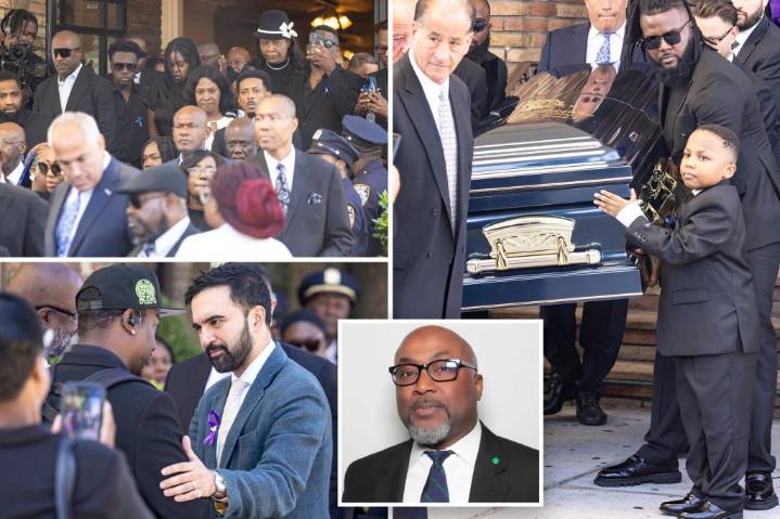 Security guard Aland Etienne, killed by Shane Tamura, laid to rest