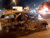 Un paquete con material radiactivo generó preocupación en un choque en Panamericana