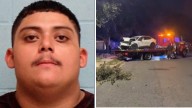 Conductor es detenido luego de que vehículo saliera de carretera y chocara