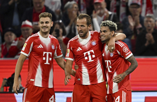 Kane anota tripleta y Luis Díaz se estrena con el Bayern en goleada 6