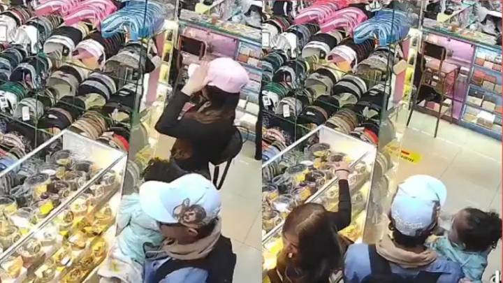 Comunidad cansada de robos captura a pareja que delinquía con un bebé