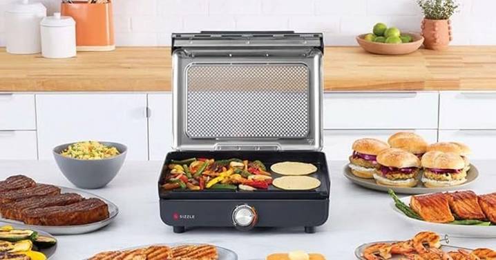 Ninja indoor grill that 'rivals outdoor BBQs' and can be stored in a cupboard nearly £50 off