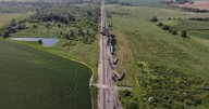 Train carrying crude oil derails in rural Dodge County, none injured