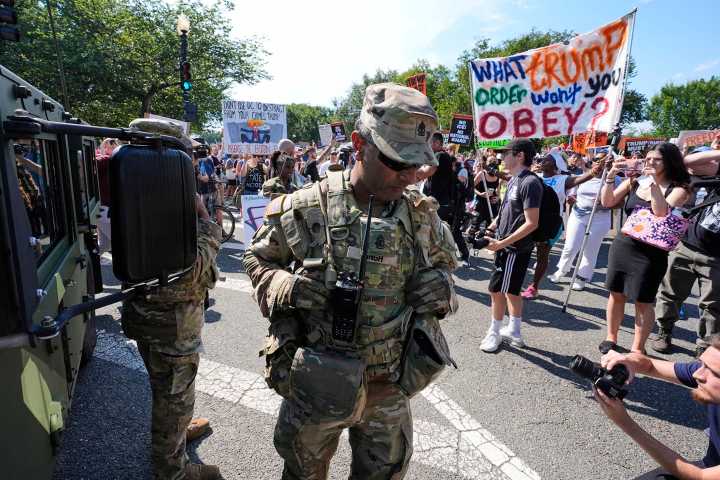 Trump's aggressive push to seize control of DC police seen as test case for power grab of other cities