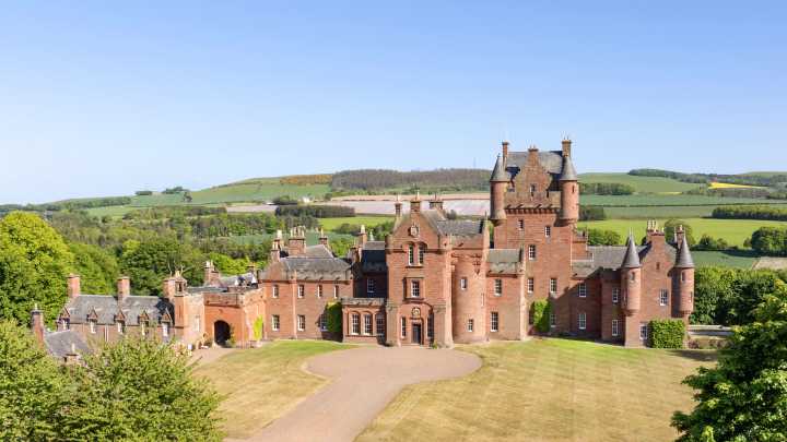 A castle that's 'a masterpiece of the baronial revival' with 17 bedrooms, breathtaking gardens and its own miniature railway