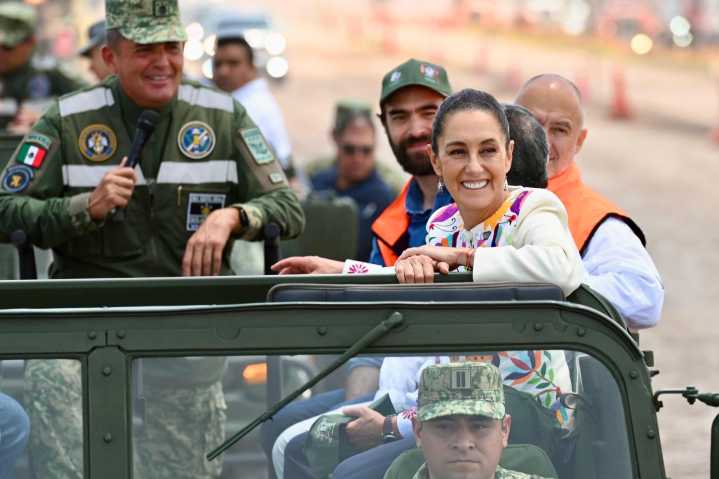 Supervisa Claudia Sheinbaum construcción de tren México