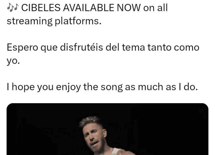 Se estrena Sergio Ramos como cantante