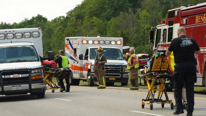 Fatal tour bus crash near Buffalo leaves multiple dead