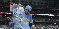 Brewers hold off skidding Mets 3-2 for 7th straight win thanks to Perkins’ throw