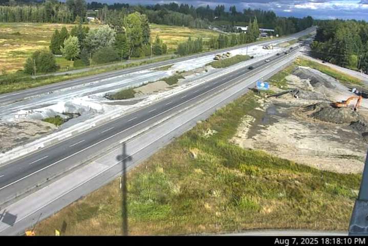 Crash closed TransCanada Highway westbound in central Langley