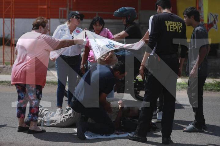 LESIONADO AL DERRAPAR EN SU CABALLITO DE ACERO