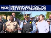 Minneapolis mayor, police hold press conference after deadly school shooting