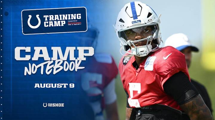 Training Camp Notebook: Anthony Richardson Sr. practices after sustaining dislocated pinkie vs. Ravens